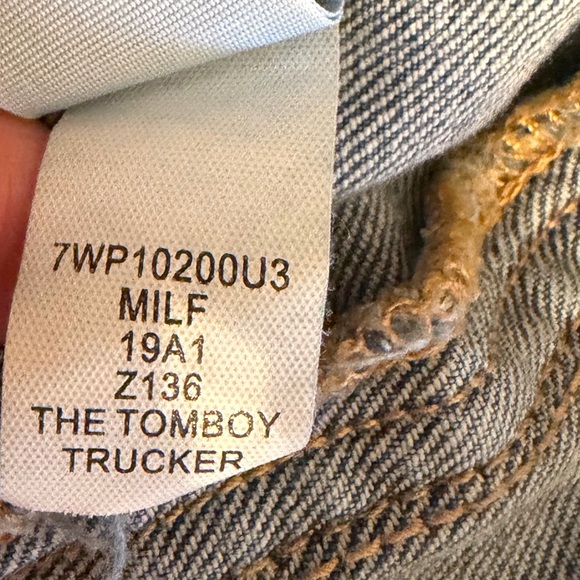 Lucky Brand size M The Tomboy Trucker Jean jacket - Picture 5 of 7